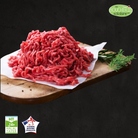 Viande hachée maigre de Bœuf halal issu d'élevage éthique et naturel de  qualité origine France